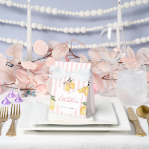 Ciao Baby Lemon Pink Baby Shower  Favour Box