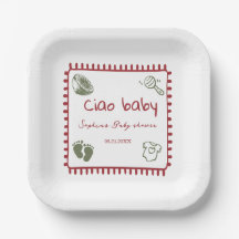 ciao bambino doodle baby pregnancy napkins