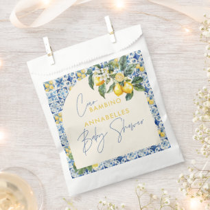 Ciao Bambino greek lemon baby shower Favour Bag