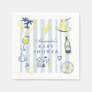 Ciao Bambino Italian Baby Shower Napkin