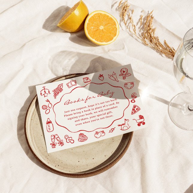 Ciao Bambino Italian Books For Baby Shower Enclosure Card (Creator Uploaded)