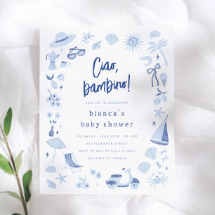 Ciao Bambino Italian Budget Boy Baby Shower