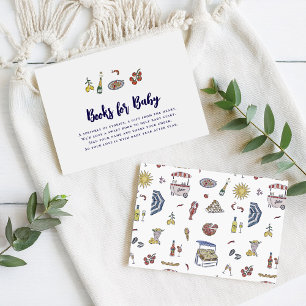 Ciao Bambino   Italian Summer Baby Shower Enclosure Card