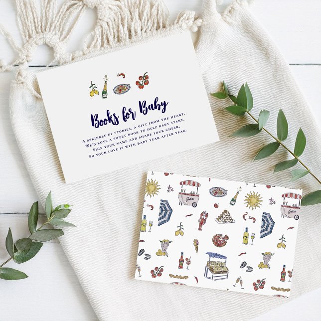 Ciao Bambino | Italian Summer Baby Shower Enclosure Card (Creator Uploaded)