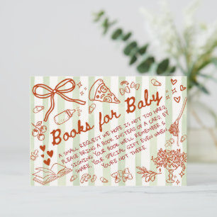 Ciao Bambino Olive Green - Books for Baby  Enclosure Card