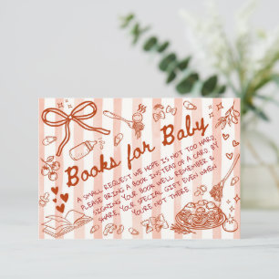 Ciao Bambino Red - Books for Baby  Enclosure Card