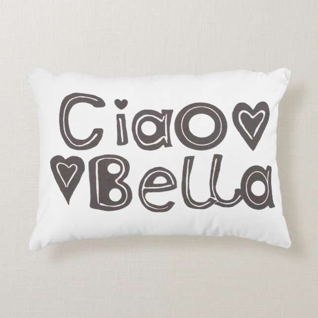 Ciao Bella Accent Pillow (Front)