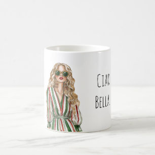 Ciao Bella (hello beautiful) Coffee Mug