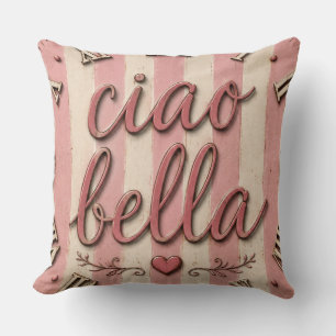 Ciao Bella Italian Kitchen Rustic Farmhouse Cushion