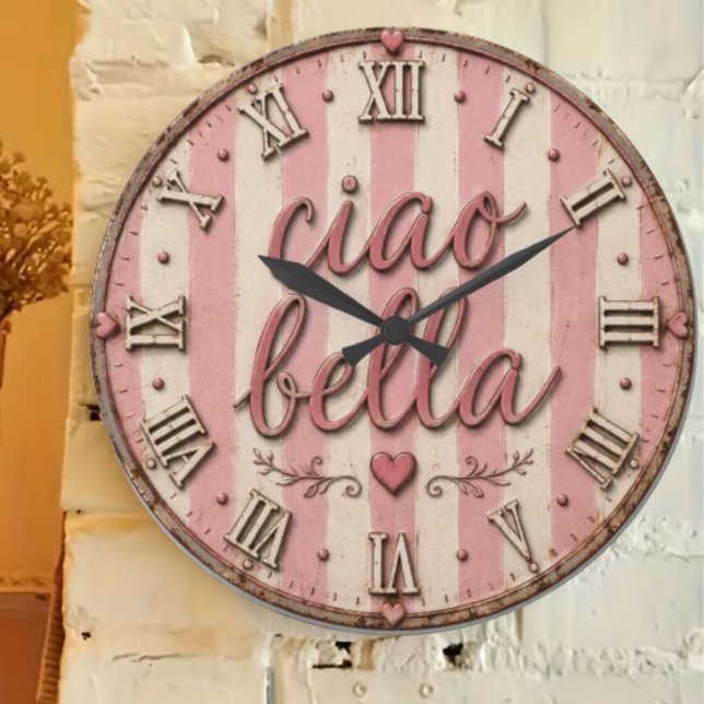 Ciao Bella Italian Kitchen Rustic Farmhouse Large Clock (Creator Uploaded)