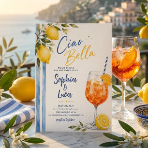 Ciao Bella Italian Lemon Wedding  Invitation