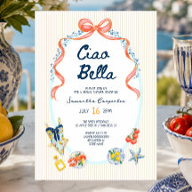 Ciao bella Italian summer bridal shower