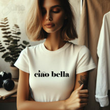 Ciao Bella Linda Escritura italiana moderna 