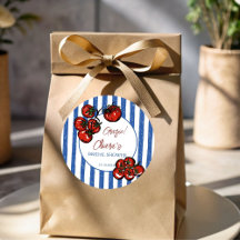 Ciao bella tomato Italian bridal shower favour