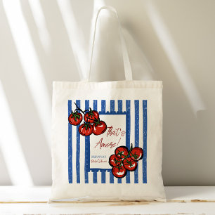 Ciao bella tomato Italian bridal shower favour gif Tote Bag