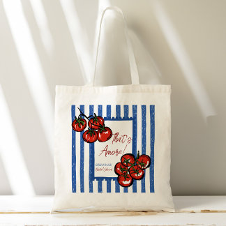 Ciao bella tomato Italian bridal shower favour gif Tote Bag
