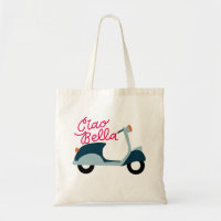 Ciao Bello Scooter Hand Lettered