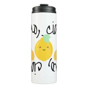 Ciao, Ciao! (with lemons (limoni)) Thermal Tumbler