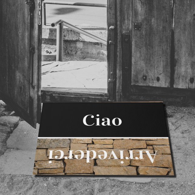 Ciao   - greetings in Italian no5 Doormat (Creator Uploaded)