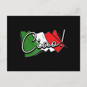 Ciao! - Italian and European Venice Scooter and La Holiday Postcard