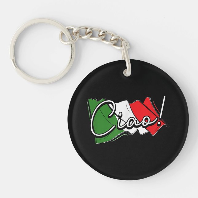 Ciao! - Italian and European Venice Scooter and La Key Ring (Front)