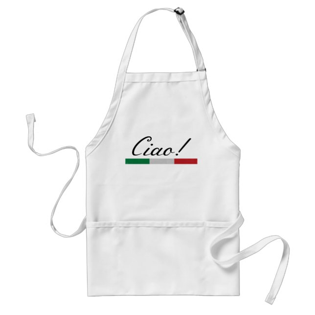 Ciao! Italian Flag Standard Apron (Front)