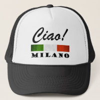 Ciao! Milano Tricolore Italian Flag Milan Italy