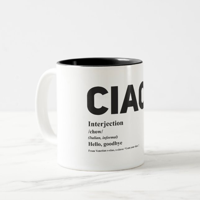 Ciao Mug (Front Left)