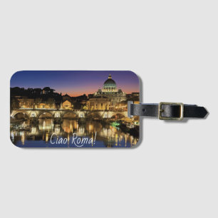 Ciao Roma! Italian Greeting "Hello" Travel Luggage Luggage Tag