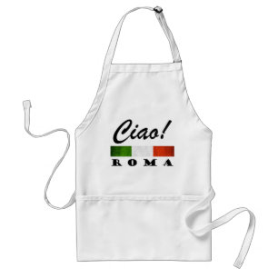 Ciao! Roma Tricolore Italian Flag Rome Italy Standard Apron