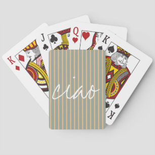 ciao summer playing cards