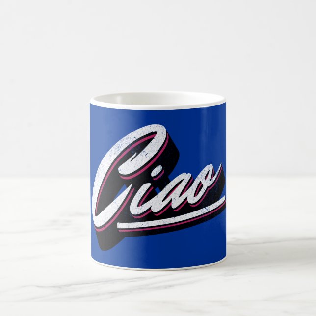 Ciao text design coffee mug (Center)