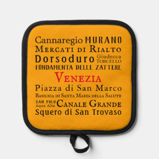 Ciao Venezia! Canvas Print Pot Holder