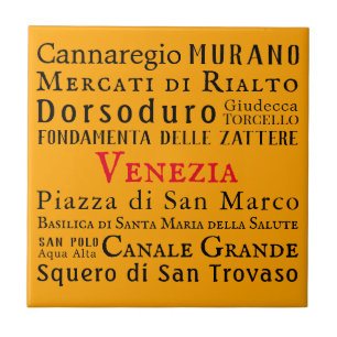 Ciao Venezia! Ceramic Tile