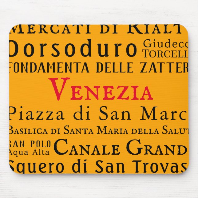 Ciao Venezia! Mouse Pad (Front)