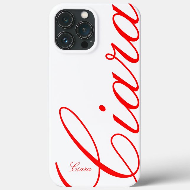 Ciara - beautiful iPhone 13 Case - customise it (Back)