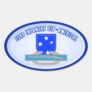 CIB 23 Inf Div (Americal) Oval Sticker