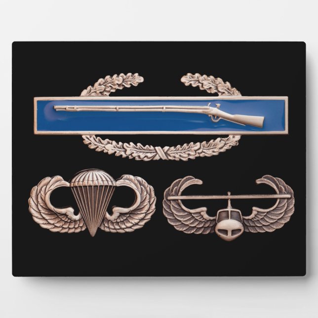 CIB Airborne Air Assault Plaque (Front)