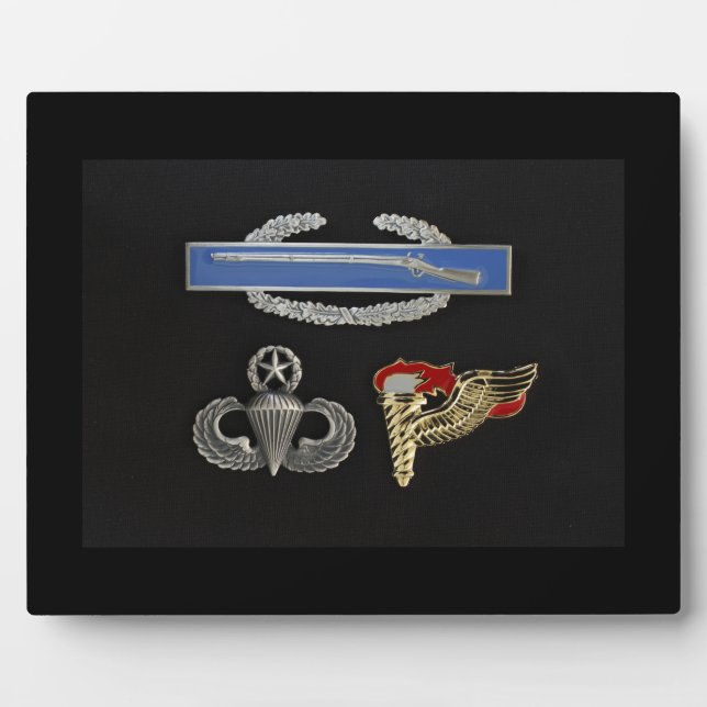CIB Master Airborne Pathfinder Plaque (Front)