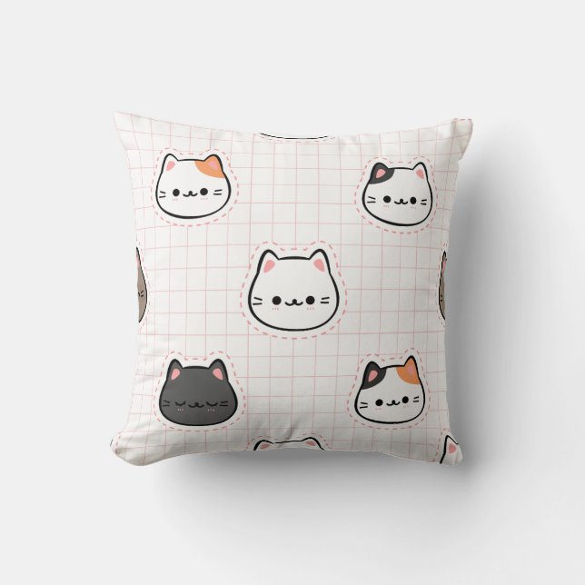 Ciba cat cushion (Front)
