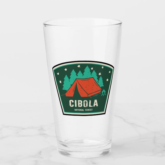 Cibola National Forest Camping Glass (Front)