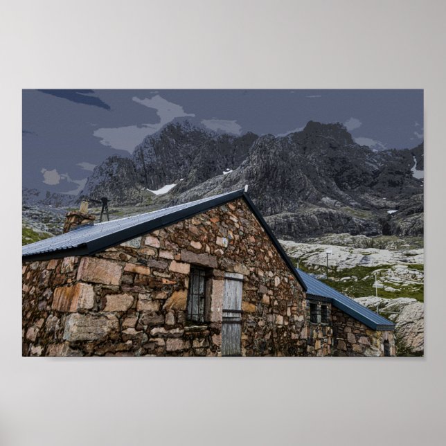 CIC Hut, Ben Nevis , Scotland Poster (Front)