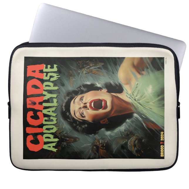 Cicada Apocalypse 2024 Laptop Sleeve (Front)