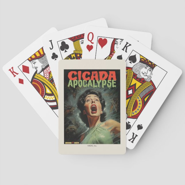 Cicada Apocalypse 2024 Playing Cards (Back)