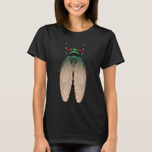 Cicada Art For Men Women Kids Insect Entomologist T-Shirt