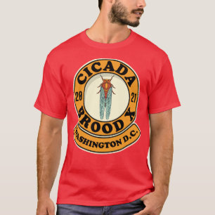 Cicada Brood X 2021 Washington DC Cicada Hatch T-Shirt