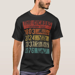 Cicada Brood XIII XIX Summer  Reunion Tour Swarm C T-Shirt