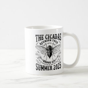 Cicada Brood Xiv Reunion Tour Swarm Cicadas Summer Coffee Mug