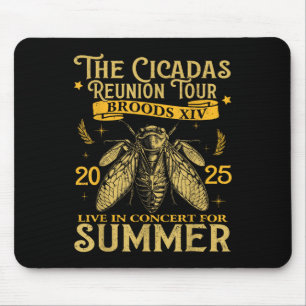 Cicada Brood Xiv Summer 2025 Reunion Tour Swarm Ci Mouse Pad