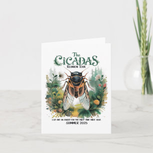 Cicada Brood Xiv Summer Reunion Tour Since 1603 Wa Card
